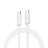 Дата кабель USB-C to USB-C 1.2m TPE 60W white Armorstandart (ARM75872)