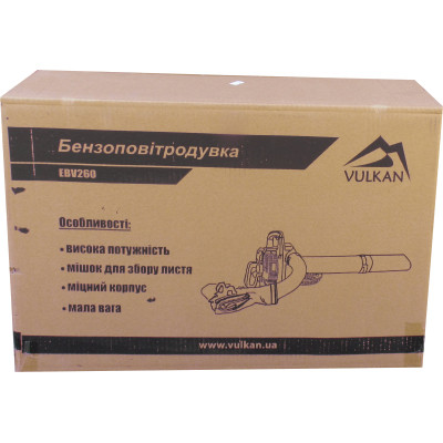Повітродувка Vulkan EBV260 0,75кВт/1к.с., 468м3/год, з мішком 30л (EBV260)