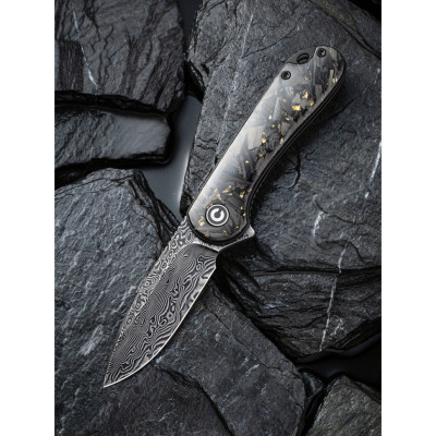 Ніж Civivi Elementum, Damascus, Carbon Fiber (C907C-DS1)