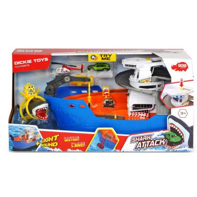 Ігровий набір Dickie Toys Катер з шлюпкою Полювання на акул (3779001)