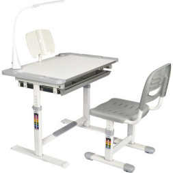 Парта зі стільцем FunDesk Littonia Grey (222529)