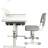 Парта зі стільцем FunDesk Littonia Grey (222529)