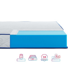 Матрац Highfoam Largo Efes ортопедичний безпружинний 120 x 200 см (4820001139730)