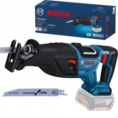 Шабельна пила Bosch GSA 185-LI, 18 В, пропил 230мм, хід 28мм (без АКБ та ЗП) (0.601.6C0.020)