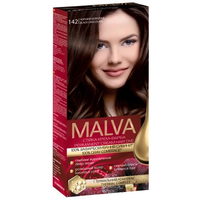 Фарба для волосся Acme Color Malva Color Revive Стійка 142 - Чорний шоколад (4823115502919)