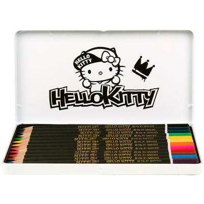 Олівці кольорові Kite Hello Kitty тригранні 12 шт (HK21-058)