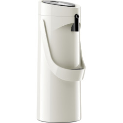 Термос Tefal Ponza Pump, 1.9л, пластик, скло, білий (K3140214)