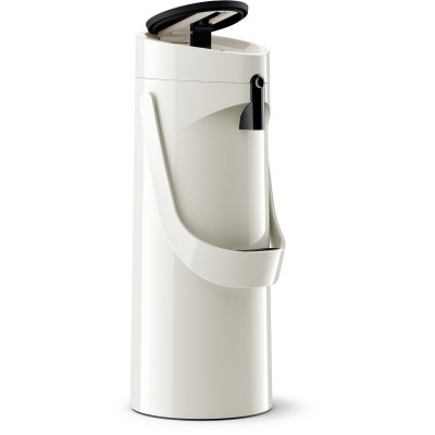 Термос Tefal Ponza Pump, 1.9л, пластик, скло, білий (K3140214)