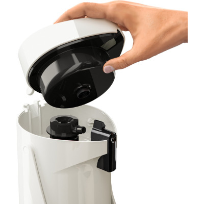 Термос Tefal Ponza Pump, 1.9л, пластик, скло, білий (K3140214)