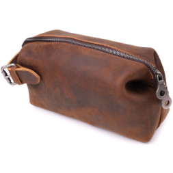 Сумка Vintage У вінтажному стилі з натуральної шкіри Коричнева (sale_15109)