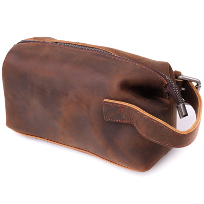 Сумка Vintage У вінтажному стилі з натуральної шкіри Коричнева (sale_15109)