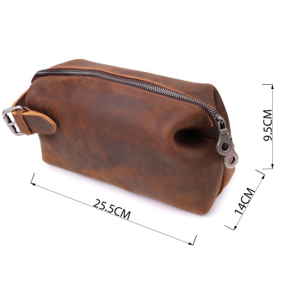 Сумка Vintage У вінтажному стилі з натуральної шкіри Коричнева (sale_15109)