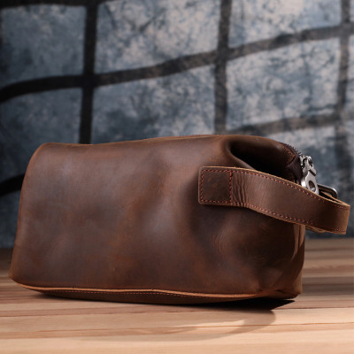 Сумка Vintage У вінтажному стилі з натуральної шкіри Коричнева (sale_15109)