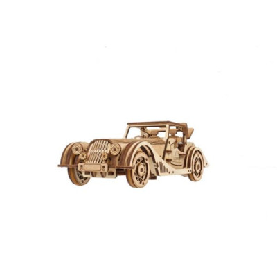 Конструктор Ugears механічний 3D Спорткар Спритна миша (70202)