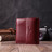 Гаманець ST Leather З натуральної шкіри Бордовий (22544)