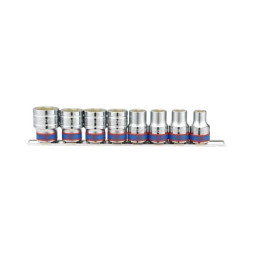 Набір головок KING TONY 1/2&quot; 8 шт. на планці 10 - 22 мм (4510MR)