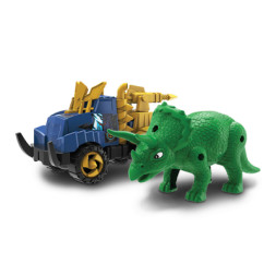 Ігровий набір Road Rippers машинка і зелений трицератопс (20074)