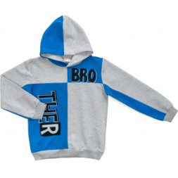 Кофта дитяча Breeze худі з капюшоном (13814-134B-blue)