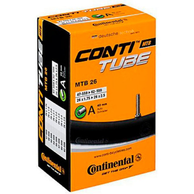Велосипедна камера Continental MTB 26&quot; 47-559-&gt;62-559 A40 230 г (180581)