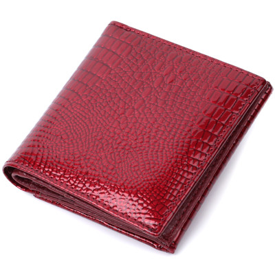 Гаманець ST Leather З натуральної шкіри Червоний (22687)