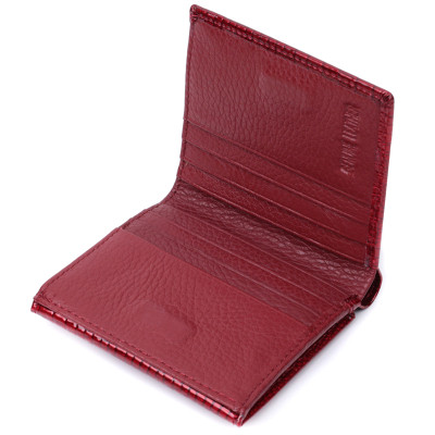 Гаманець ST Leather З натуральної шкіри Червоний (22687)