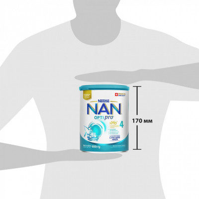 Дитяча суміш Nestle NAN 4 Optipro 2&#039;FL від 18 міс. 800 г (7613034698926)