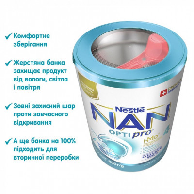 Дитяча суміш Nestle NAN 4 Optipro 2&#039;FL від 18 міс. 800 г (7613034698926)