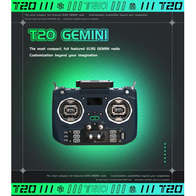 Пульт управління для дрона Jumper T20 V2 GEMINI ELRS 2.4G RDC90 (C10119)