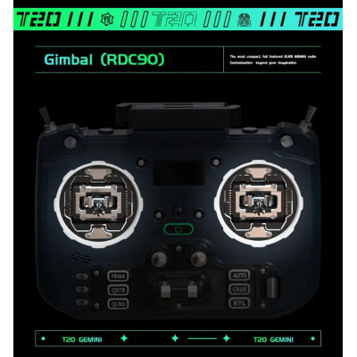 Пульт управління для дрона Jumper T20 V2 GEMINI ELRS 2.4G RDC90 (C10119)