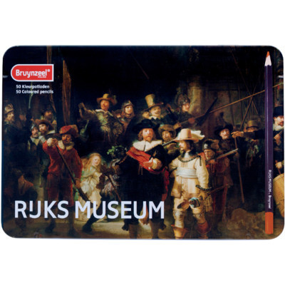 Олівці кольорові Bruynzeel DUTCH MASTERS, Нічна варта, Рембрандт, 50 шт. (8712079413675)