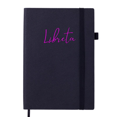 Книга записна Buromax LIBRETA А5 96 аркушів лінія чорний (BM.295217-01)