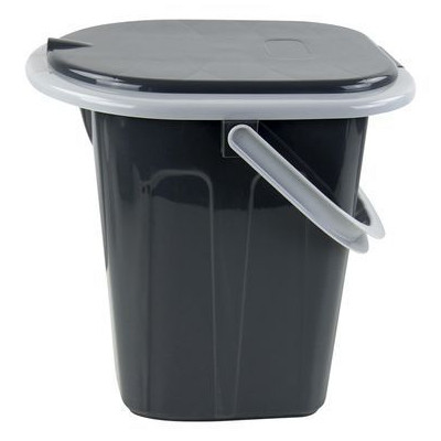 Відро-туалет Bo-Camp Portable Toilet Square 20 Liters Grey (5502820) (DAS303293)