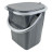 Відро-туалет Bo-Camp Portable Toilet Square 20 Liters Grey (5502820) (DAS303293)