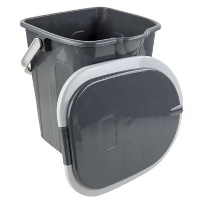 Відро-туалет Bo-Camp Portable Toilet Square 20 Liters Grey (5502820) (DAS303293)