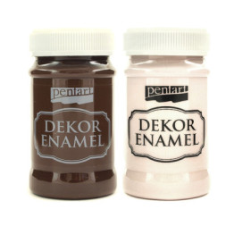 Акрилові фарби Pentart Dekor Enamel глянцева, Біла, 100 мл (5997412795677)