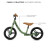 Біговел Kinderkraft Space Light Green (KRSPAC23GRE0000) (5902533925346)