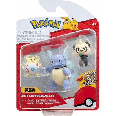 Фігурка Pokemon набір W17 - Тогепі, Панчам, Вартортл (PKW3051)