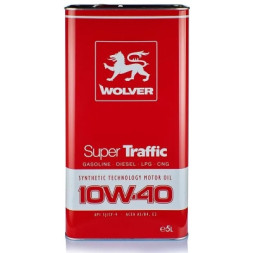 Моторна олива Wolver Super Traffic 10W-40 5л (4260360942501)