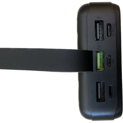 Батарея універсальна XO 30000mAh, PD/18W, QC3.0/22.5W, flashlight, Input(Micro,Type-C,Lightning), Output(3*USB,Type-C) (XO-PR156 / 29212)