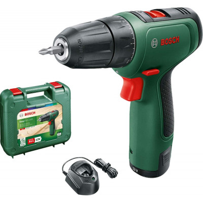 Шуруповерт Bosch EasyDrill 1200, 12В, 1х1.5Ач, ЗП, кейс (0.603.9D3.006)