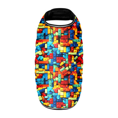 Курточка для тварин WAUDOG Clothes Накидка Блоки L (505-4056)