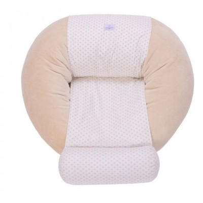 Подушка Верес для годування &quot;Comfort Lux Velour stars beige&quot; 200*75 (302.04.1)