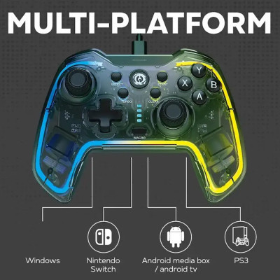 Геймпад Canyon Brighter GP-02 Wired RGB 4in1 PS3/Android BOX-TV/Nintendo Crystal (CND-GP02)