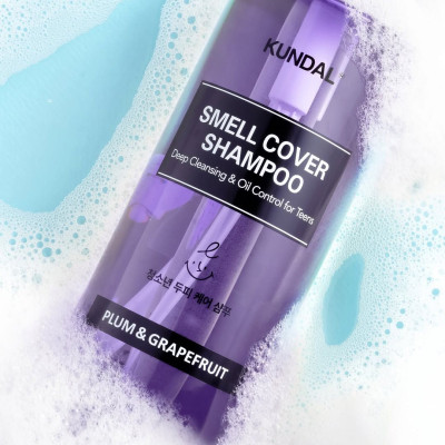Шампунь Kundal All Day Smell Cover Teens Shampoo Plum &amp; Grapefruit 400 мл (8809953774547)