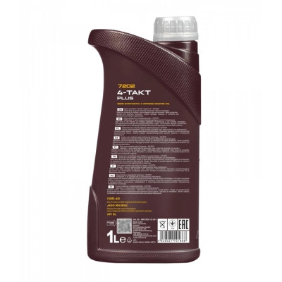 Моторна олива Mannol 4-TAKT PLUS 1л 10W-40 (MN7202-1)
