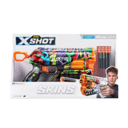 Іграшкова зброя Zuru X-Shot Швидкострільний бластер Skins Griefer Graffiti (12 патронів) (36561G)