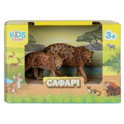 Фігурка Kids Team набір Сафарі Леопард та його дитинча (Q9899-A22_1)