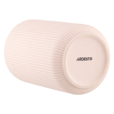 Ваза Ardesto Cremona, 10х15.1см, порцеляна, рожевий (AR3811P)