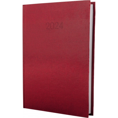 Тижневик Economix датований 2024 SNAKE (ЗМІЯ) червоний, А5 (E21633-03)