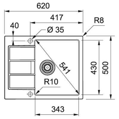 Мийка кухонна Franke Sirius S2D 611-62 (143.0627.382)